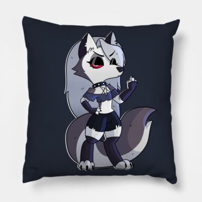 Chibi Loona Helluva Boss Throw Pillow Official Helluva Boss Merch