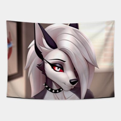 Helluva Boss Loona Loona The Wolf Sfw Classic Tapestry Official Helluva Boss Merch