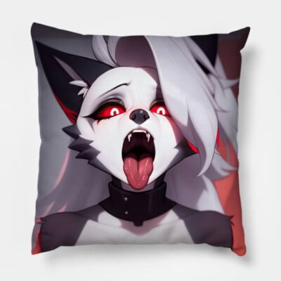 Helluva Boss Loona Loona The Wolf Sfw Classic Throw Pillow Official Helluva Boss Merch