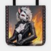 Helluva Boss Loona Hellhound Tarot The Chariot Tote Official Helluva Boss Merch