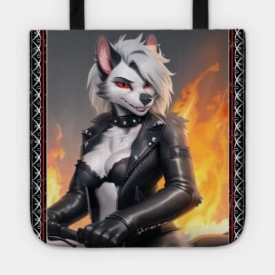 Helluva Boss Loona Hellhound Tarot The Chariot Tote Official Helluva Boss Merch