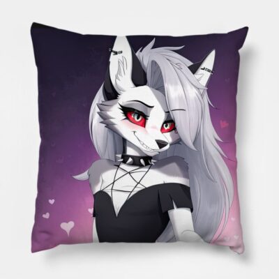 Helluva Boss Loona The Wolf Sfw Classic Throw Pillow Official Helluva Boss Merch