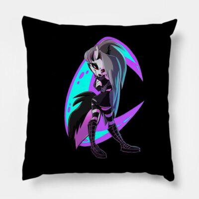 Helluva Boss Loona Throw Pillow Official Helluva Boss Merch