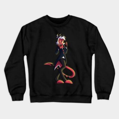 Helluva Boss Moxxie Crewneck Sweatshirt Official Helluva Boss Merch