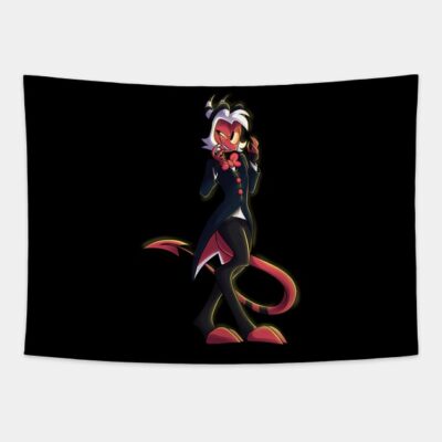 Helluva Boss Moxxie Tapestry Official Helluva Boss Merch