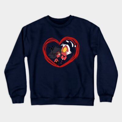 Moxxie And Millie Helluva Boss Crewneck Sweatshirt Official Helluva Boss Merch