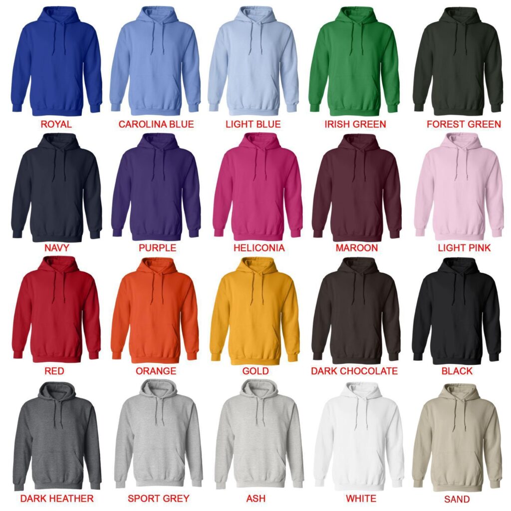 hoodie color chart - Helluva Boss Shop