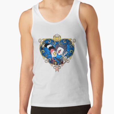 Helluva Boss Stolas And Blitzo Heart Frame Tank Top Official Helluva Boss Merch