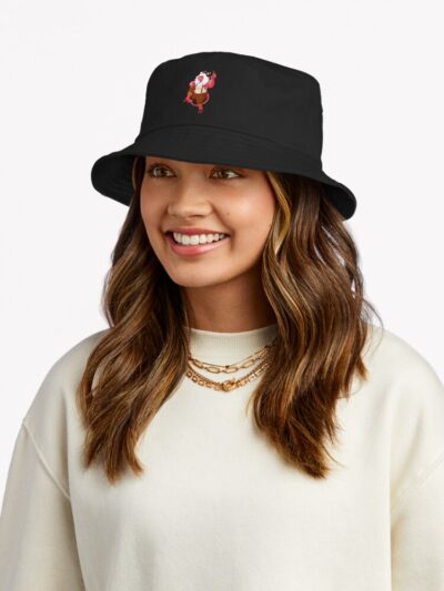 Moxxie - Helluva Boss Bucket Hat Official Helluva Boss Merch