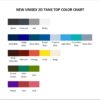 tank top color chart - Helluva Boss Shop