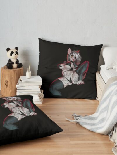 Helluva Boss - Loona Throw Pillow Official Helluva Boss Merch