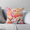 Queen Beelzebub - Helluva Boss Throw Pillow Official Helluva Boss Merch