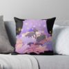 Octavia And Stolas Sleeping Throw Pillow Official Helluva Boss Merch