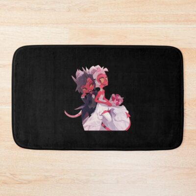 Moxxie - Helluva Boss Bath Mat Official Helluva Boss Merch