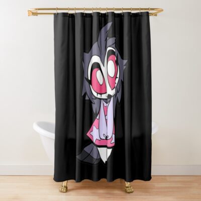 Helluva Boss -  Loona Shower Curtain Official Helluva Boss Merch