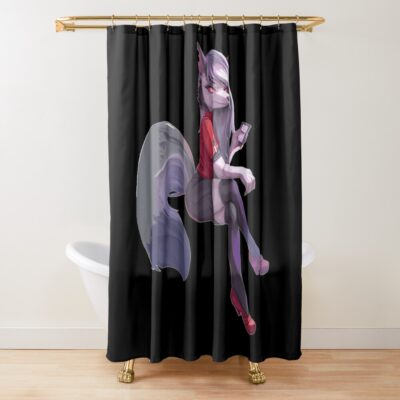 Helluva Boss - Loona Shower Curtain Official Helluva Boss Merch