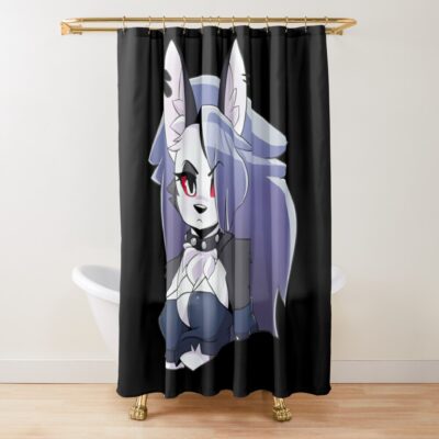 Loona - Helluva Boss Shower Curtain Official Helluva Boss Merch