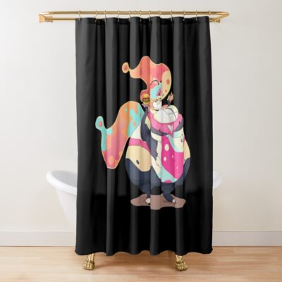 Beelzebub - Helluva Boss Shower Curtain Official Helluva Boss Merch